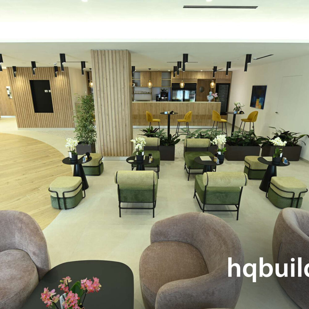 HQBuild realizza la nuova Lounge per Castel Romano Designer Outlet – Valmontone – (RM)